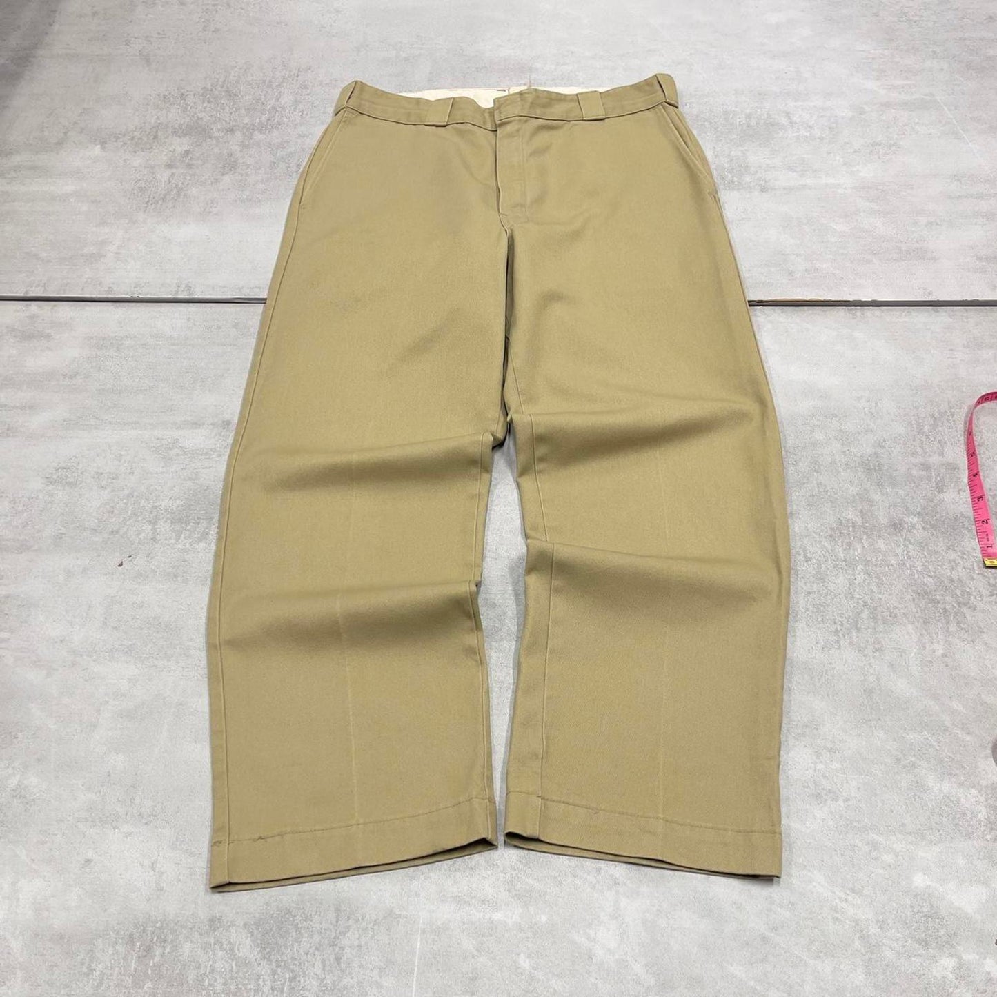 Dickies Pants W36L29 khaki beige loose twill chino 90s style skater pants