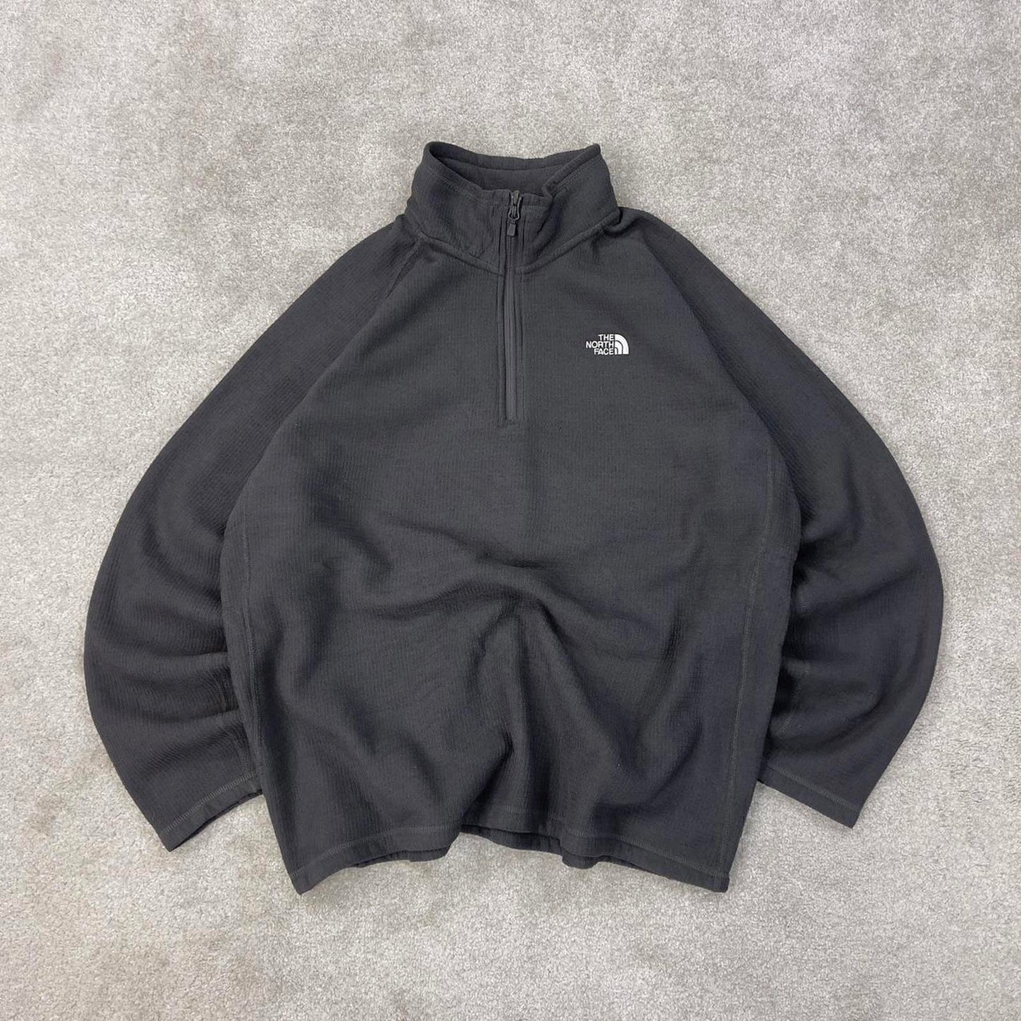 Y2K The North Face technical fleece XL grey men’s 1/4 zip