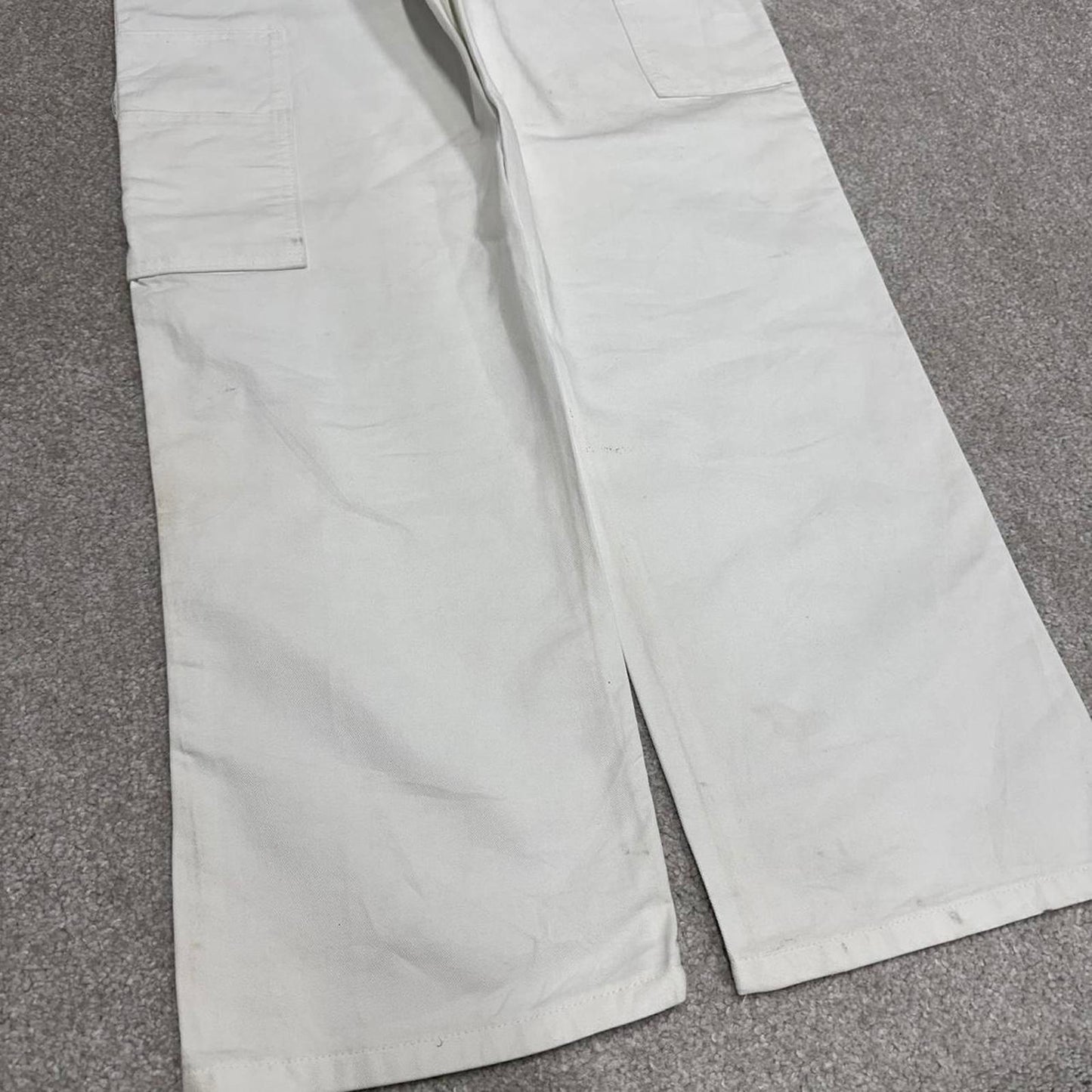 Dickies y2k carpenter pants white painters cargos W32L30 skater style workwear