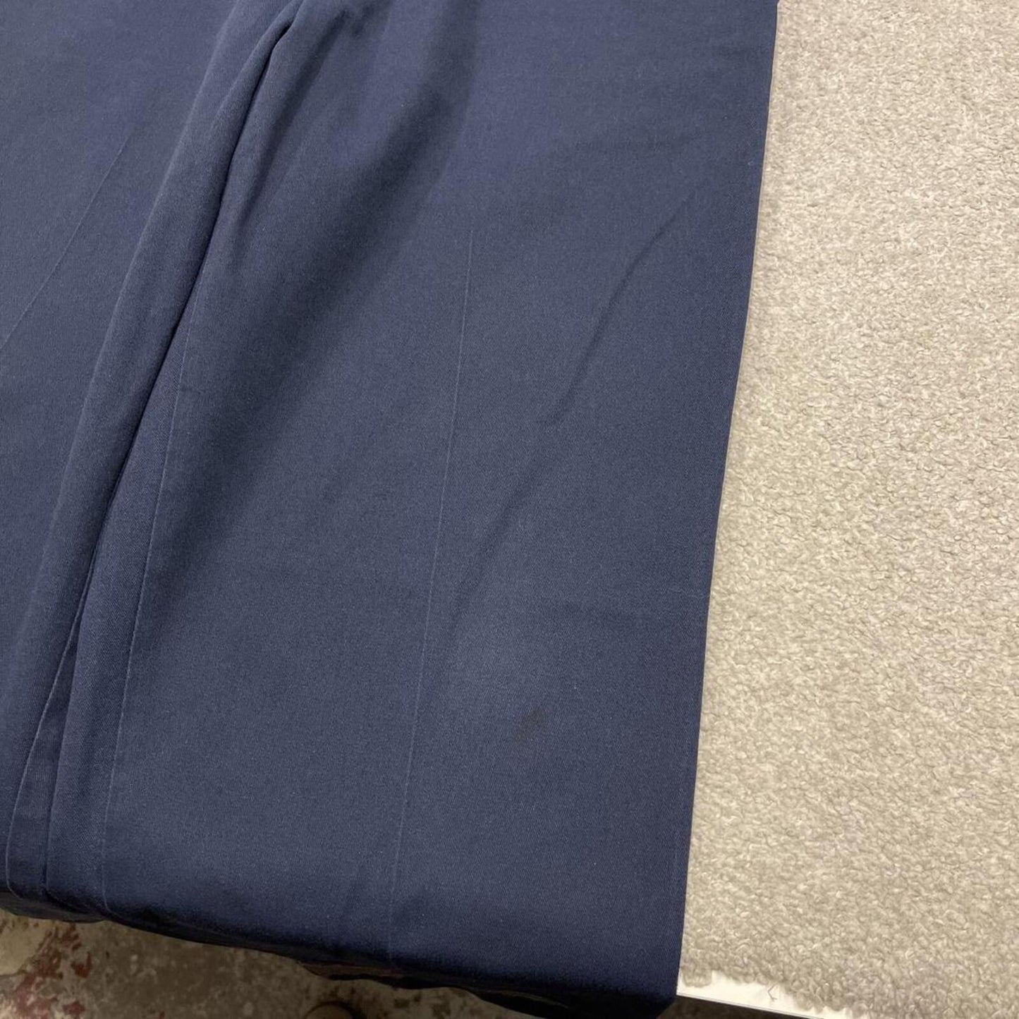 Loose vintage work pants faded navy Red Kap twill chino skate style trousers hi vi's detail