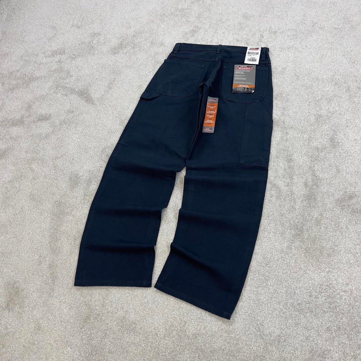 Navy Dickies carpenter jeans W28L30 canvas 90s skater style cargo pants