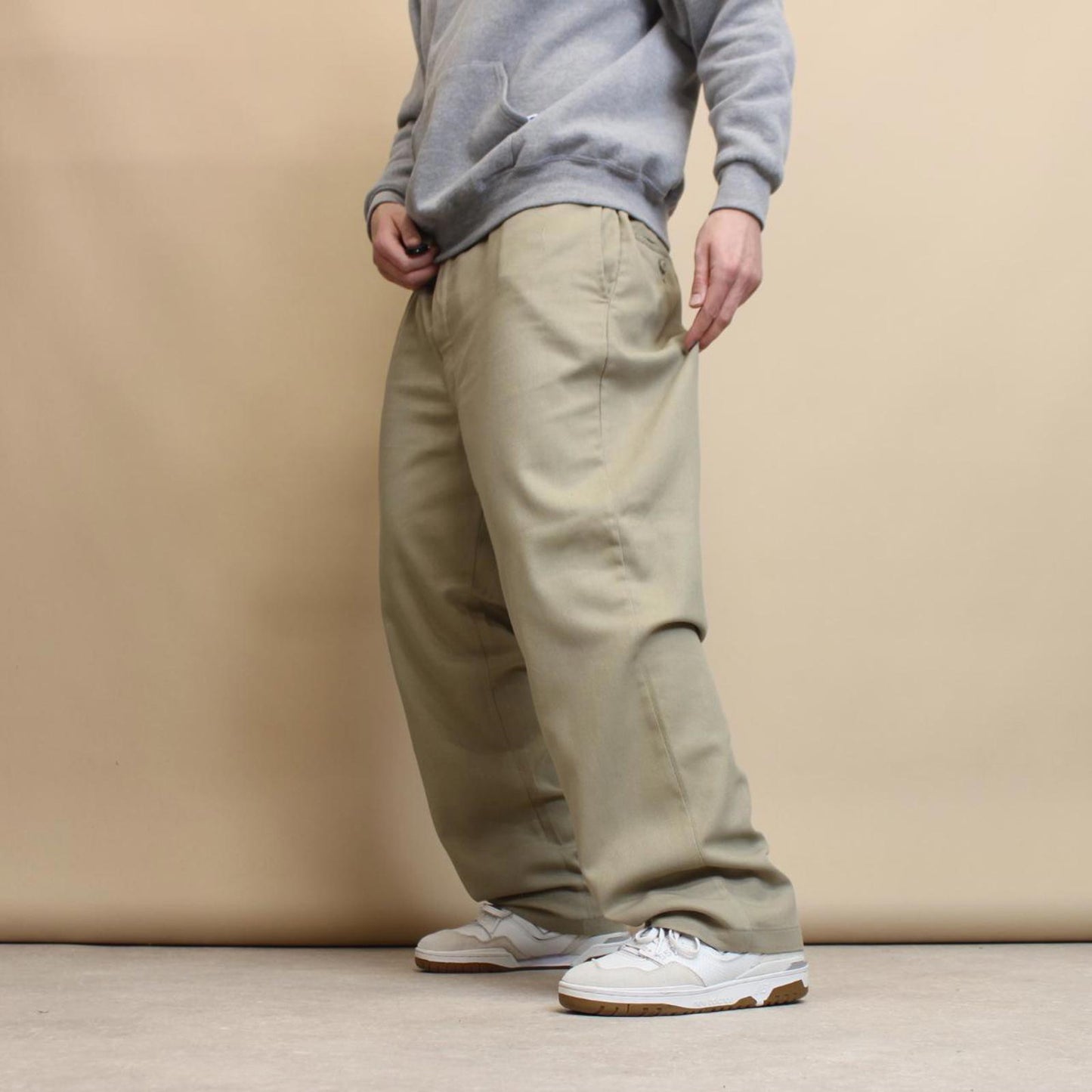 Khaki beige baggy Dickies 874 pants W42L30