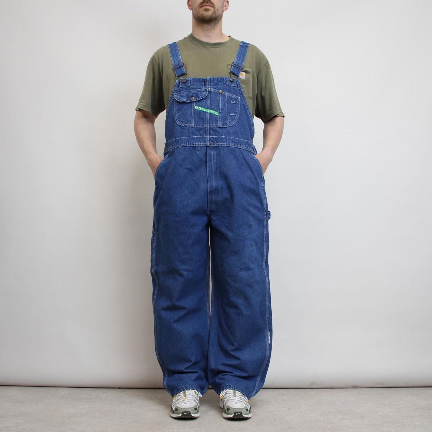 Vintage Key denim overalls W46 L30