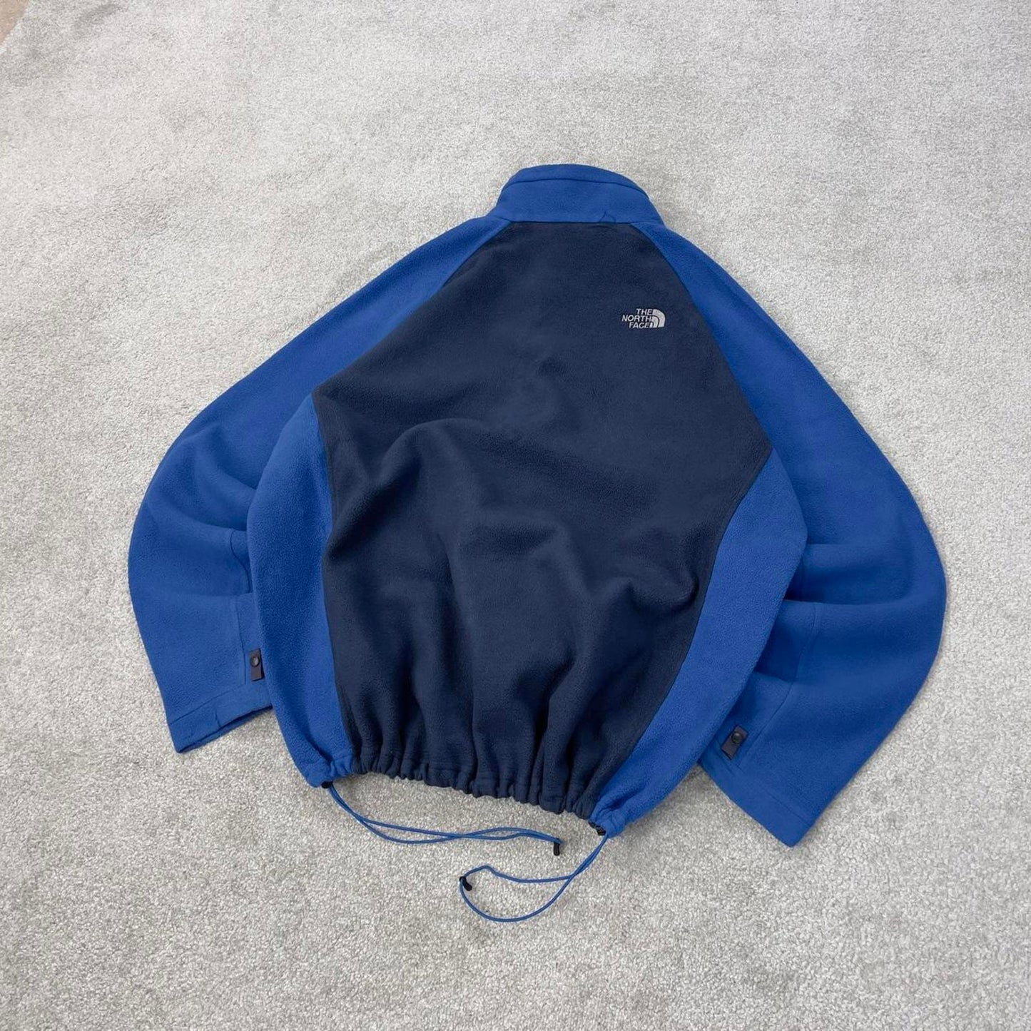 Y2K The North Face technical fleece XXL Blue men’s full zip TNF Autumn