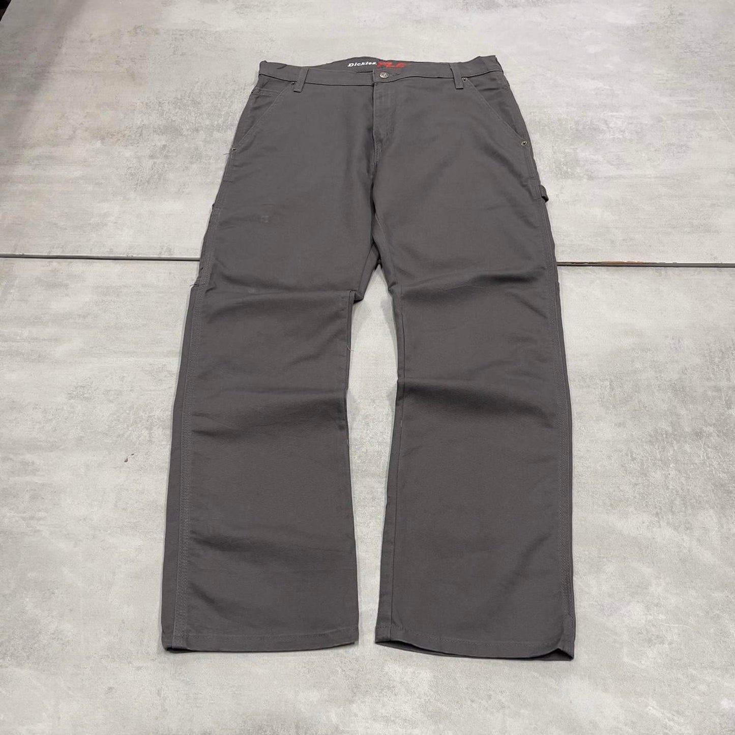 Loose Dickies carpenter jeans W34L31 90s skate style grey canvasy cargos