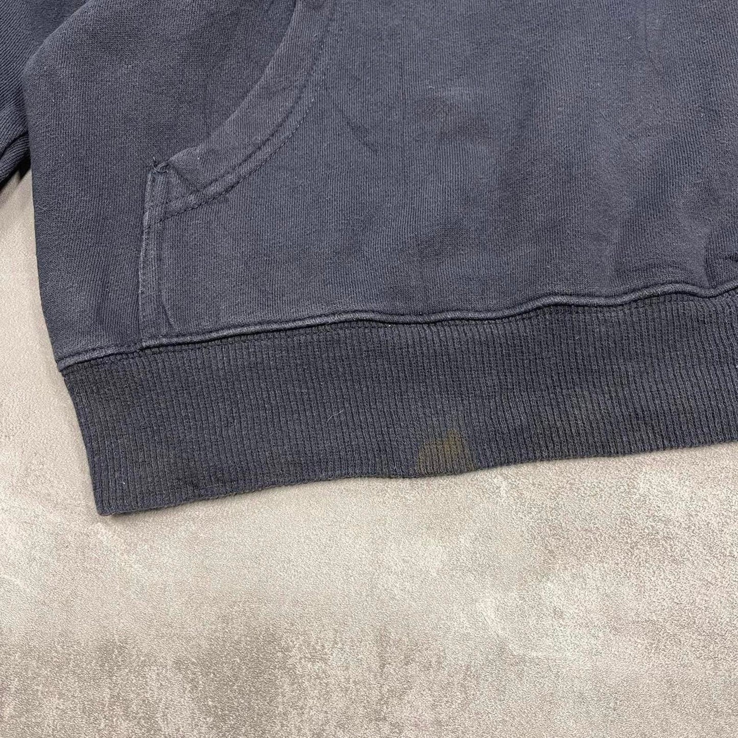 Hard Rock Cafe hoodie Small men's grey hooded pull over jumper chest logo y2k style casual autumn