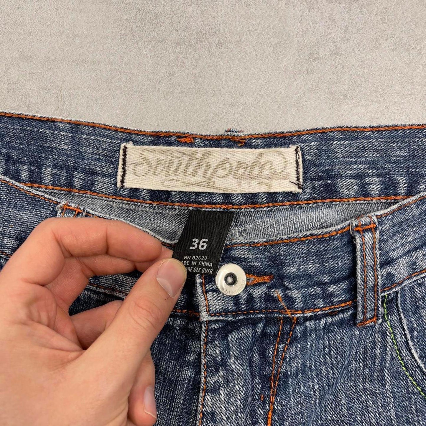 Baggy Southpole jean shorts W36