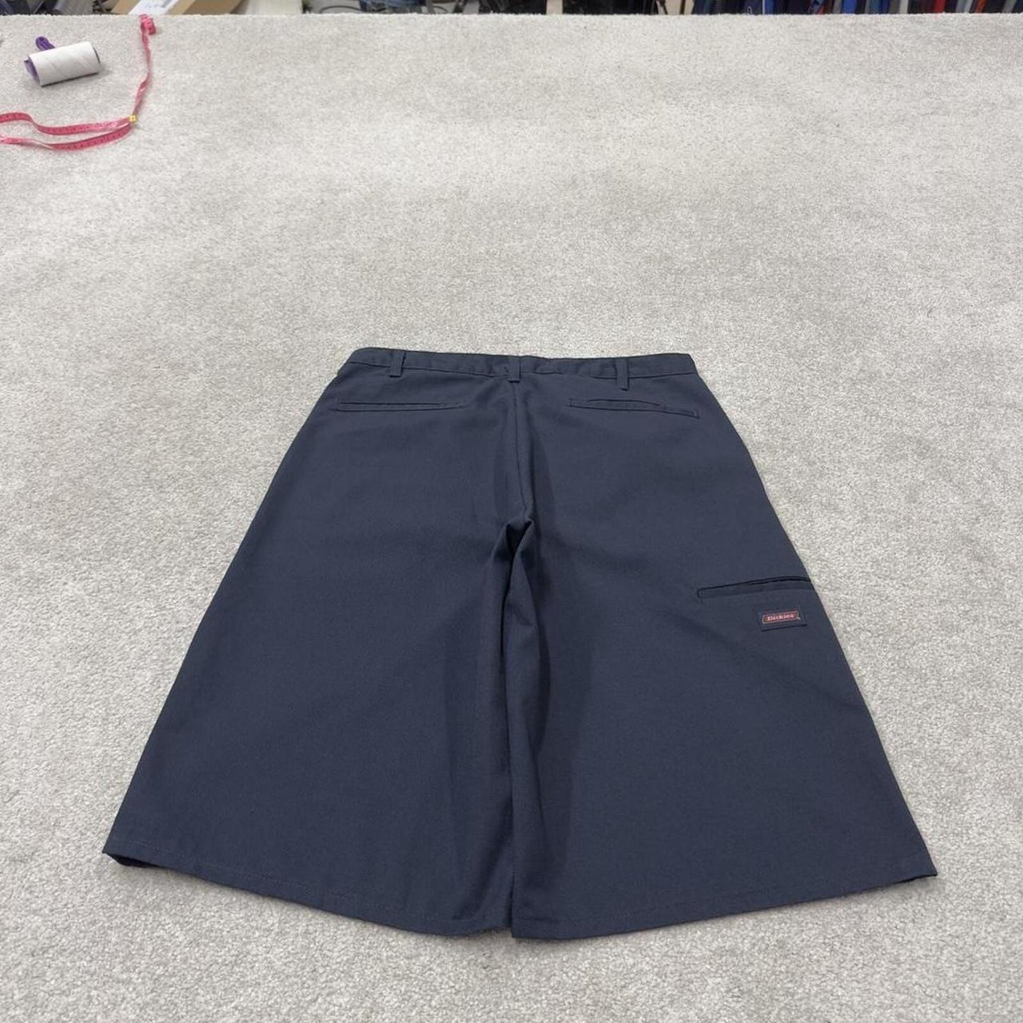Dickies baggy carpenter shorts navy Twill chino skater style shorts loose long leg
