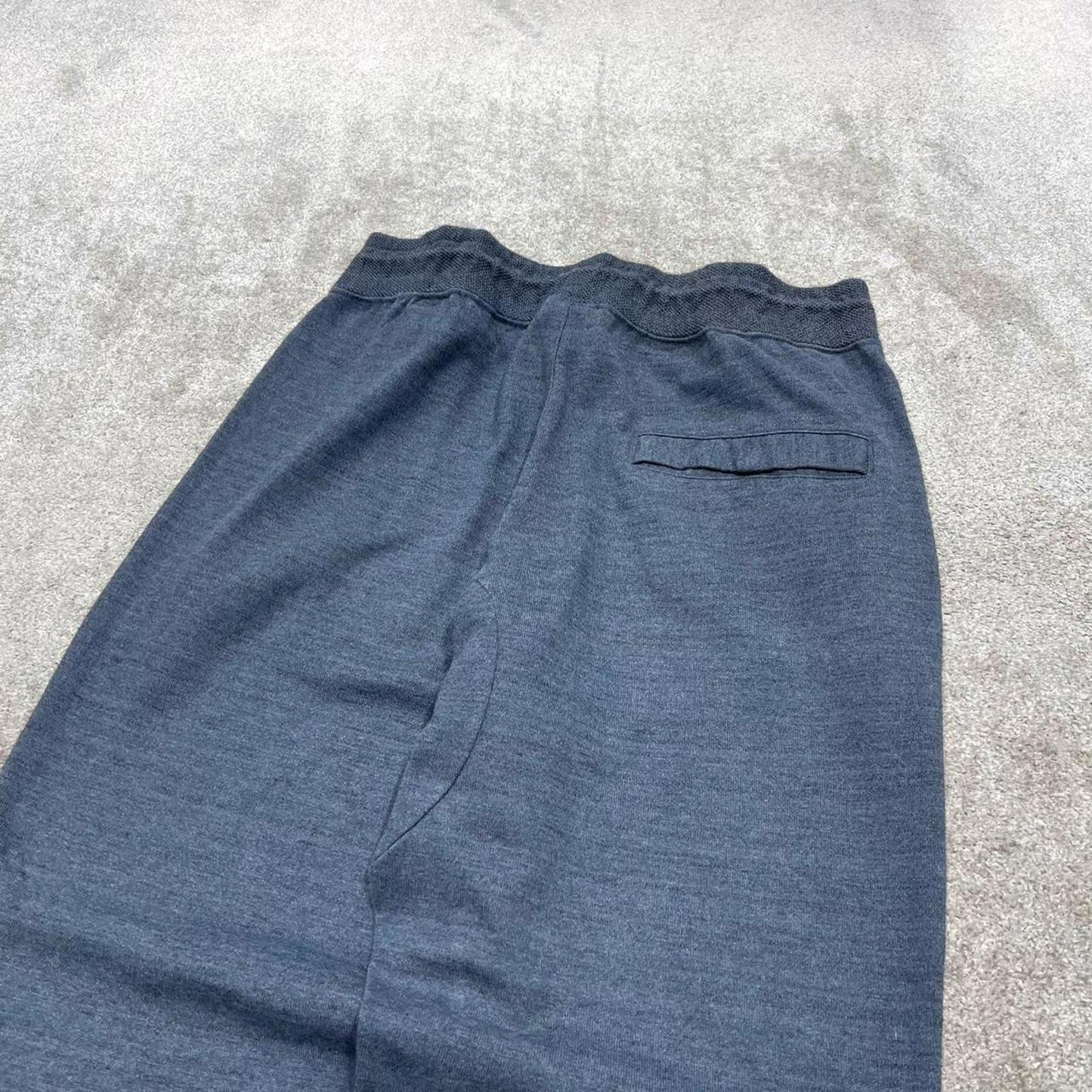 Vintage y2k Nike tracksuit bottoms navy swoosh logo gym jogger sweatpants
