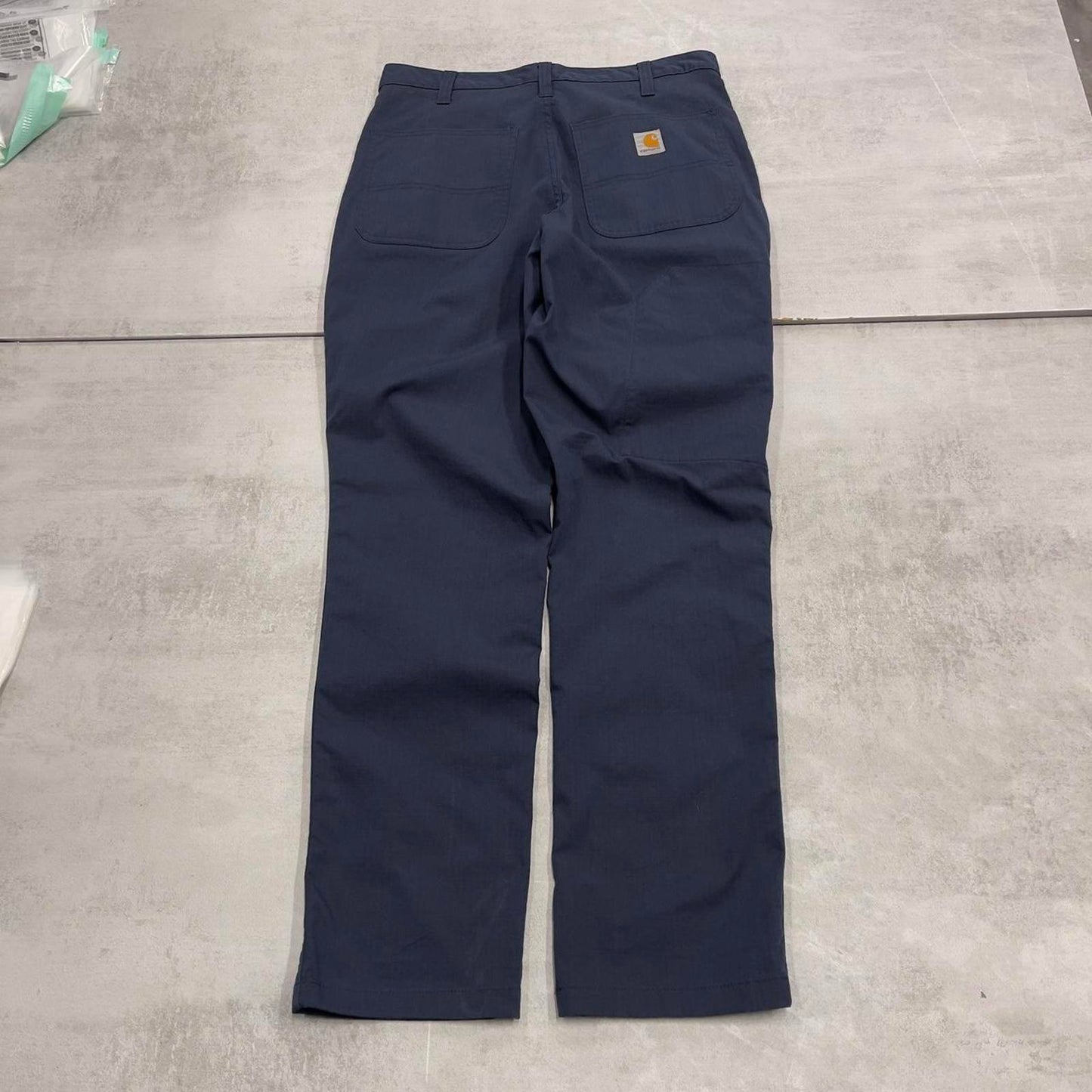 Carhartt trousers W30 L32 navy 90s style pants patch logo