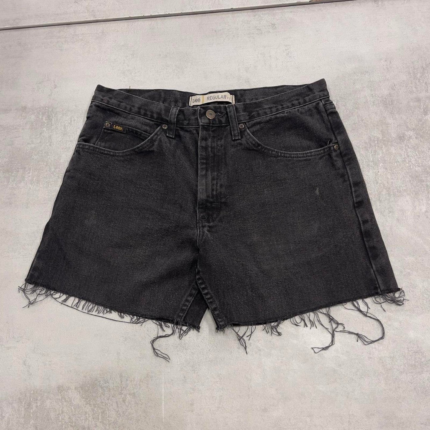 Black Lee cut jorts W33
