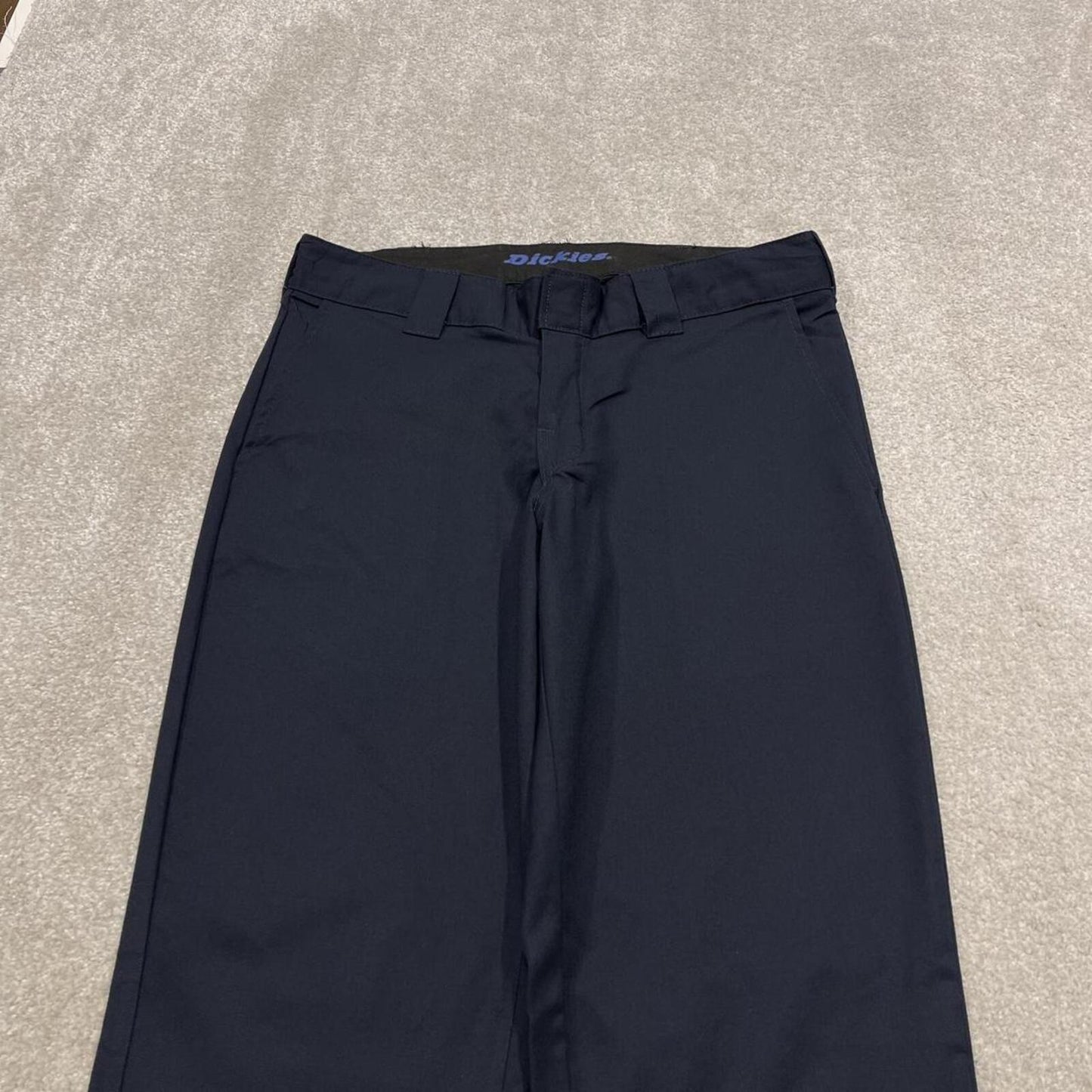 Dickies work pants slim taper navy Twill chino skate style trousers