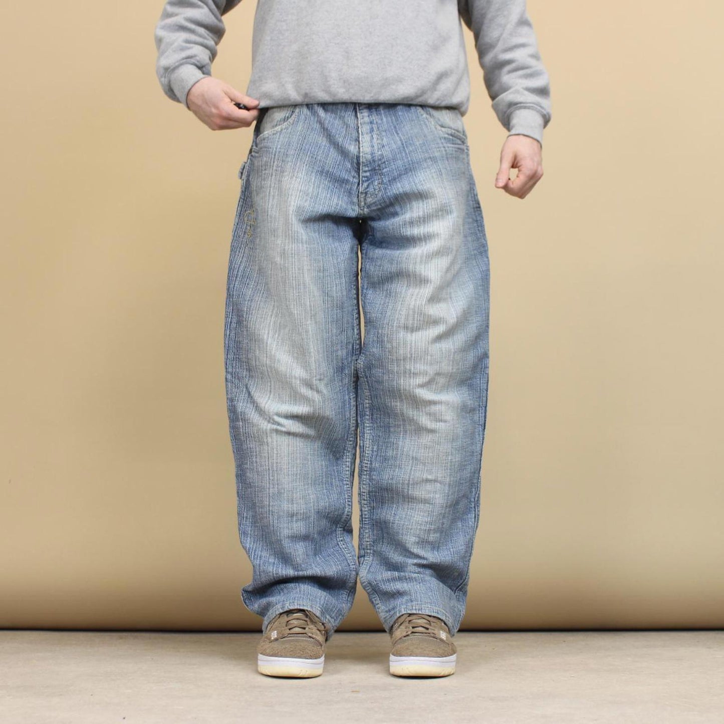 Baggy Sean John skate jeans W34 L32 blue loose denim hip hop skater jeans