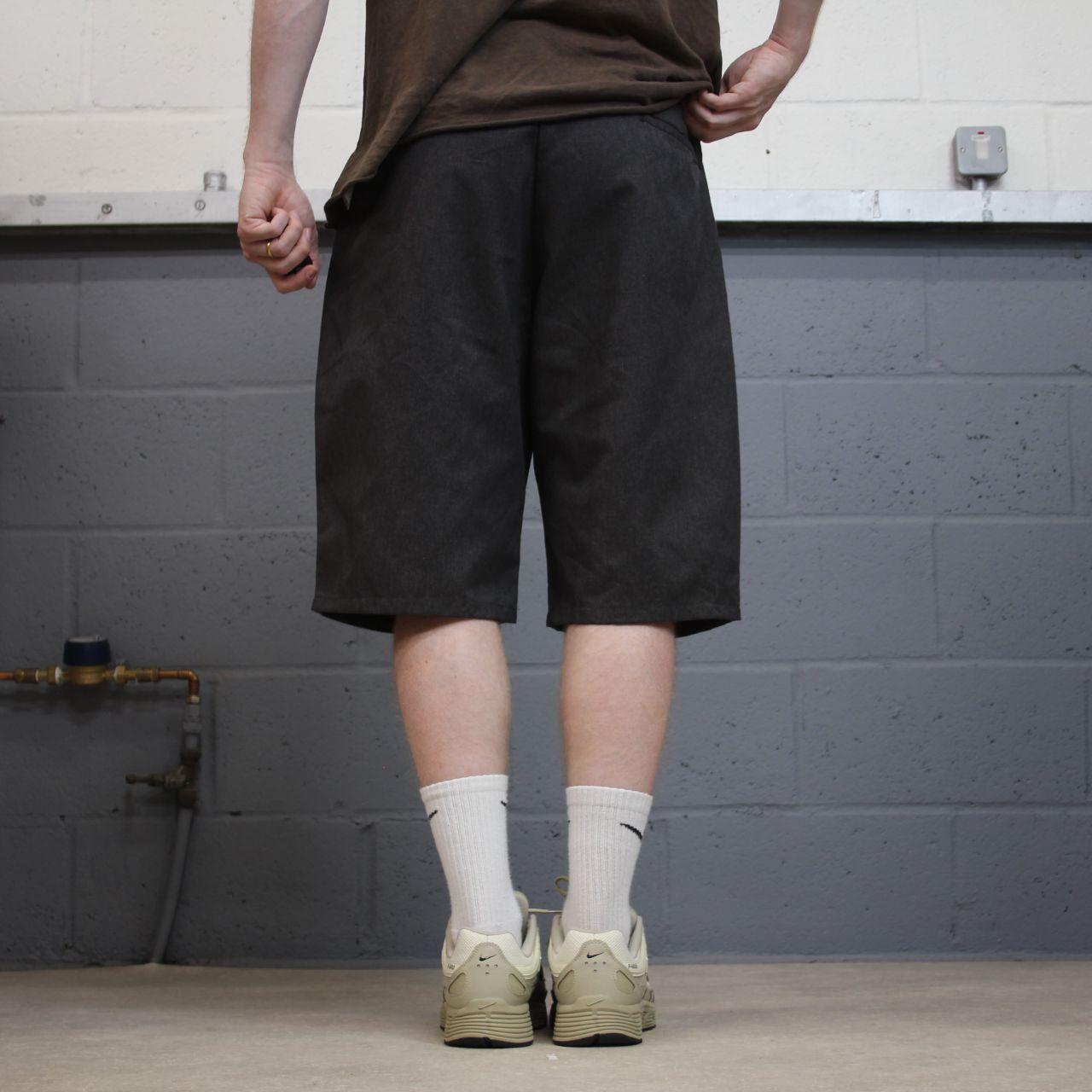 Dickies pleated chino shorts relaxed grey Twill chino skater style shorts loose leg