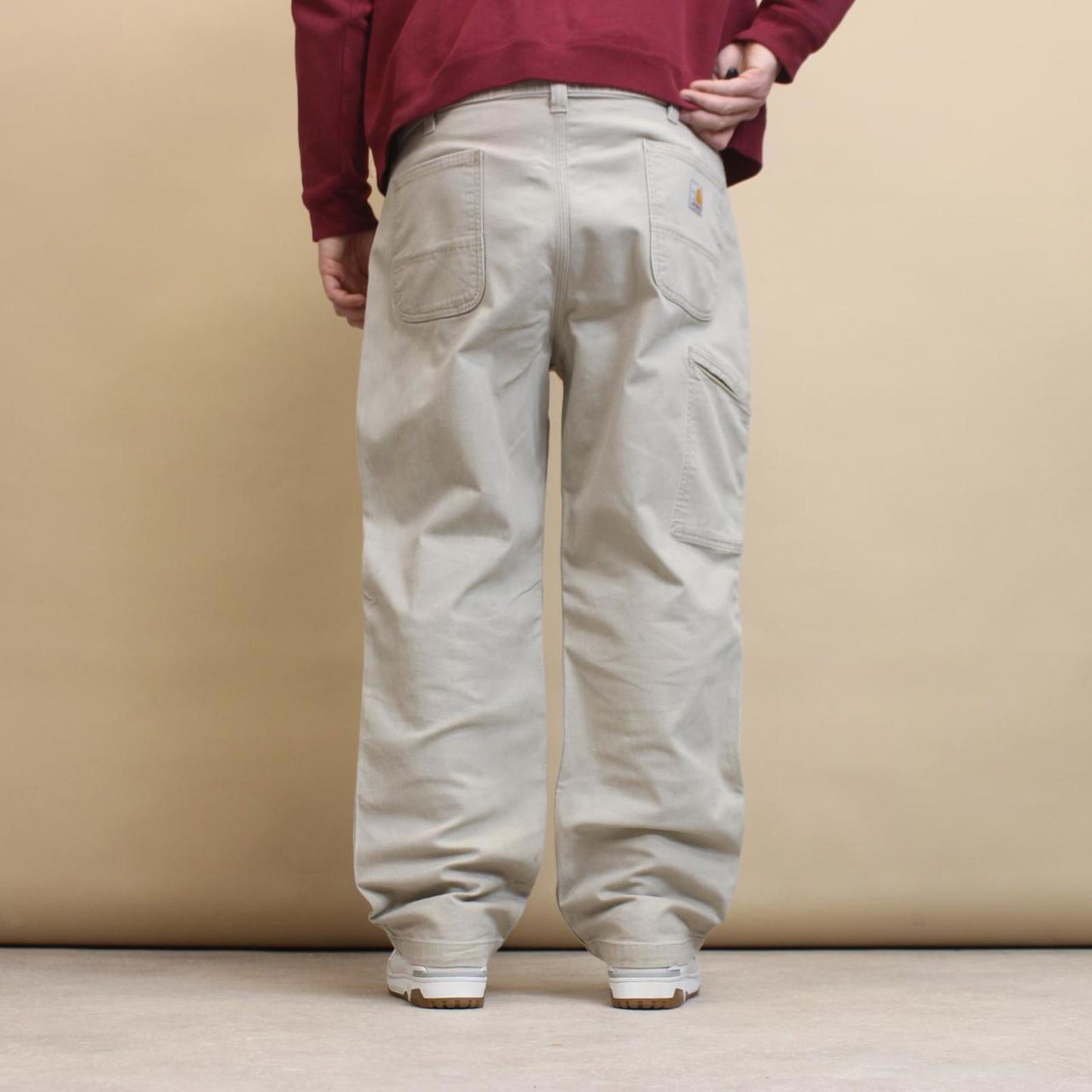 Beige Carhartt Carpenter pants W40