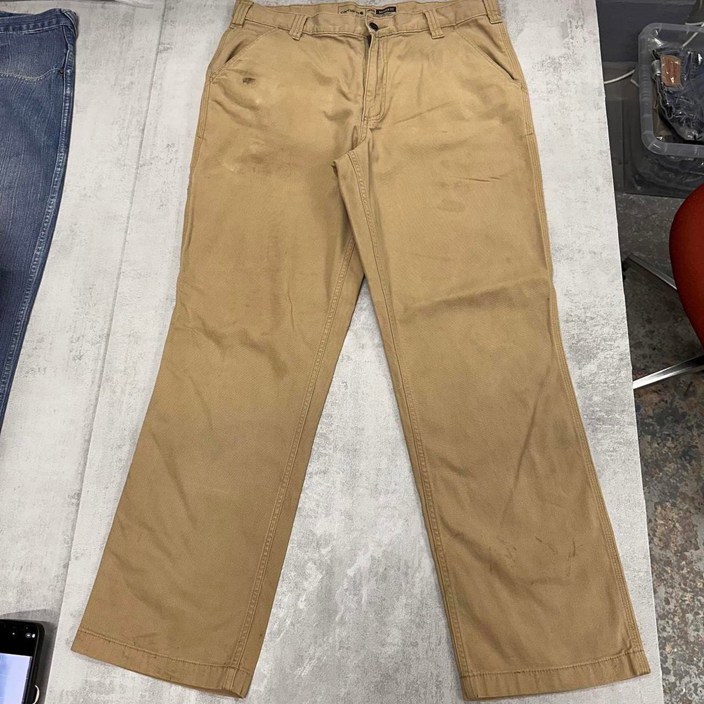 Tan/beige Carhartt Trousers W36L30