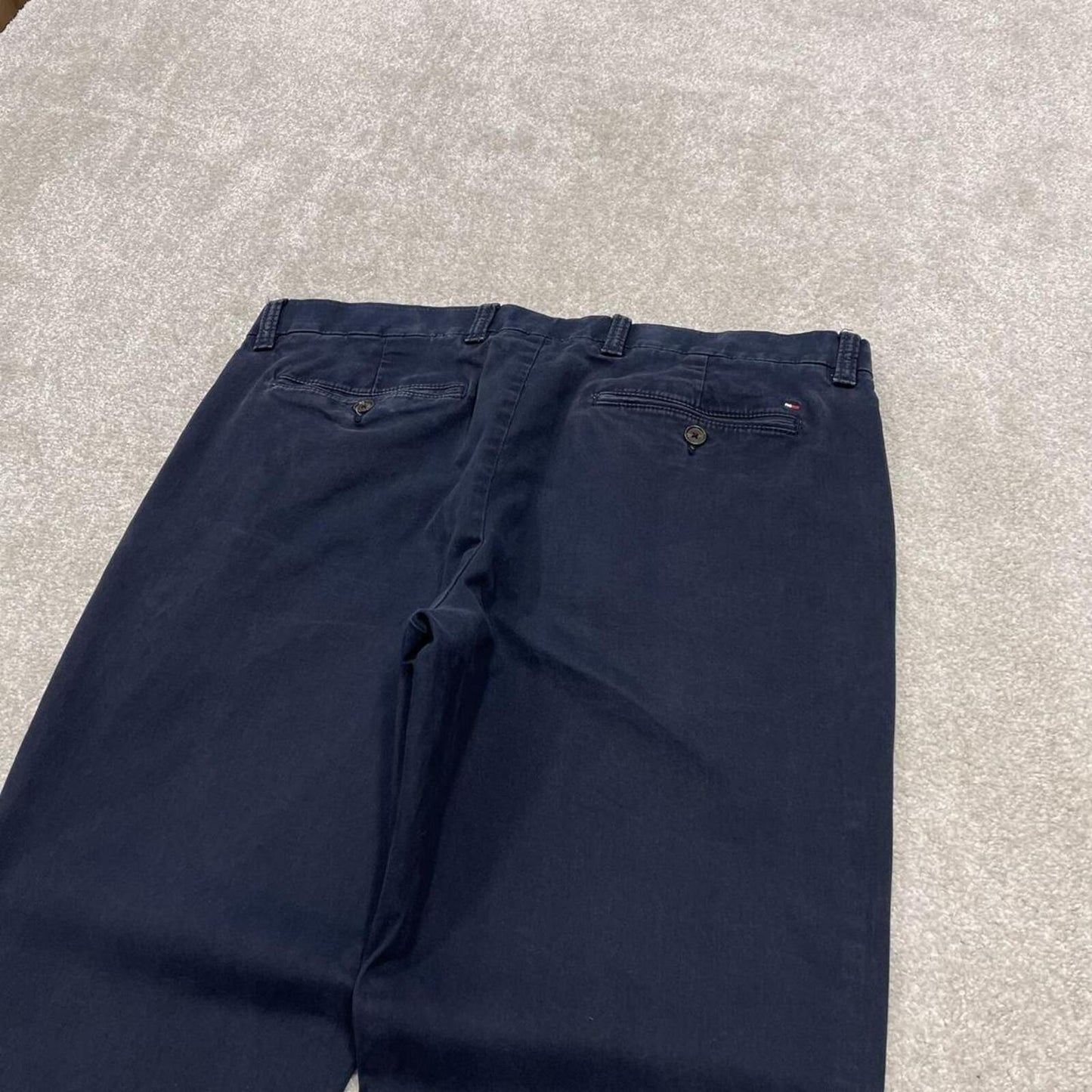 Y2K Tommy Hilfiger chino pants navy 34x30 Loose casual summer trousers