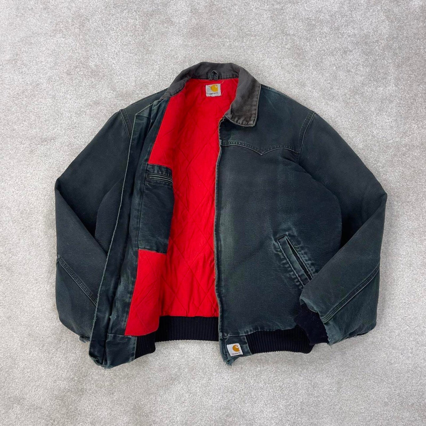 Vintage Black Carhartt Santa Fe Jacket XL