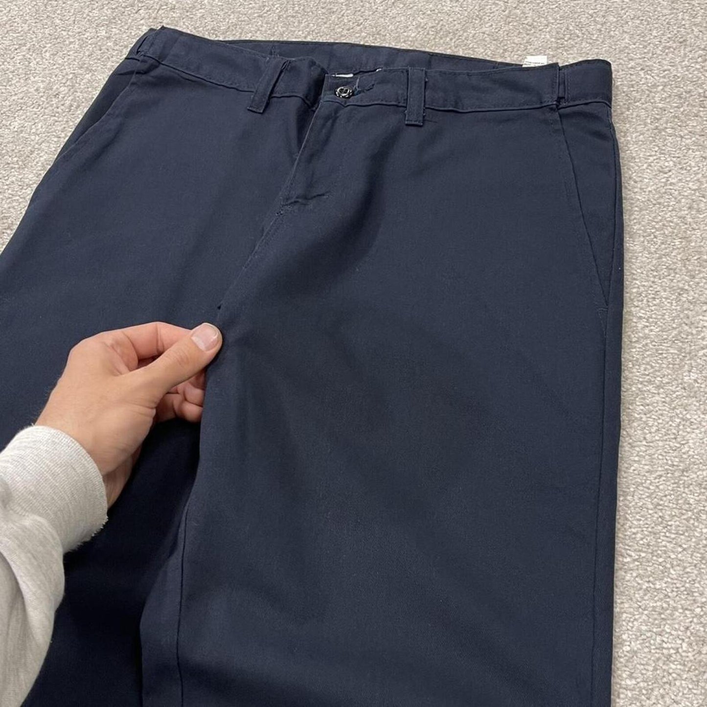 Dickies carpenter work pants navy Straight leg chino style workwear skater trousers