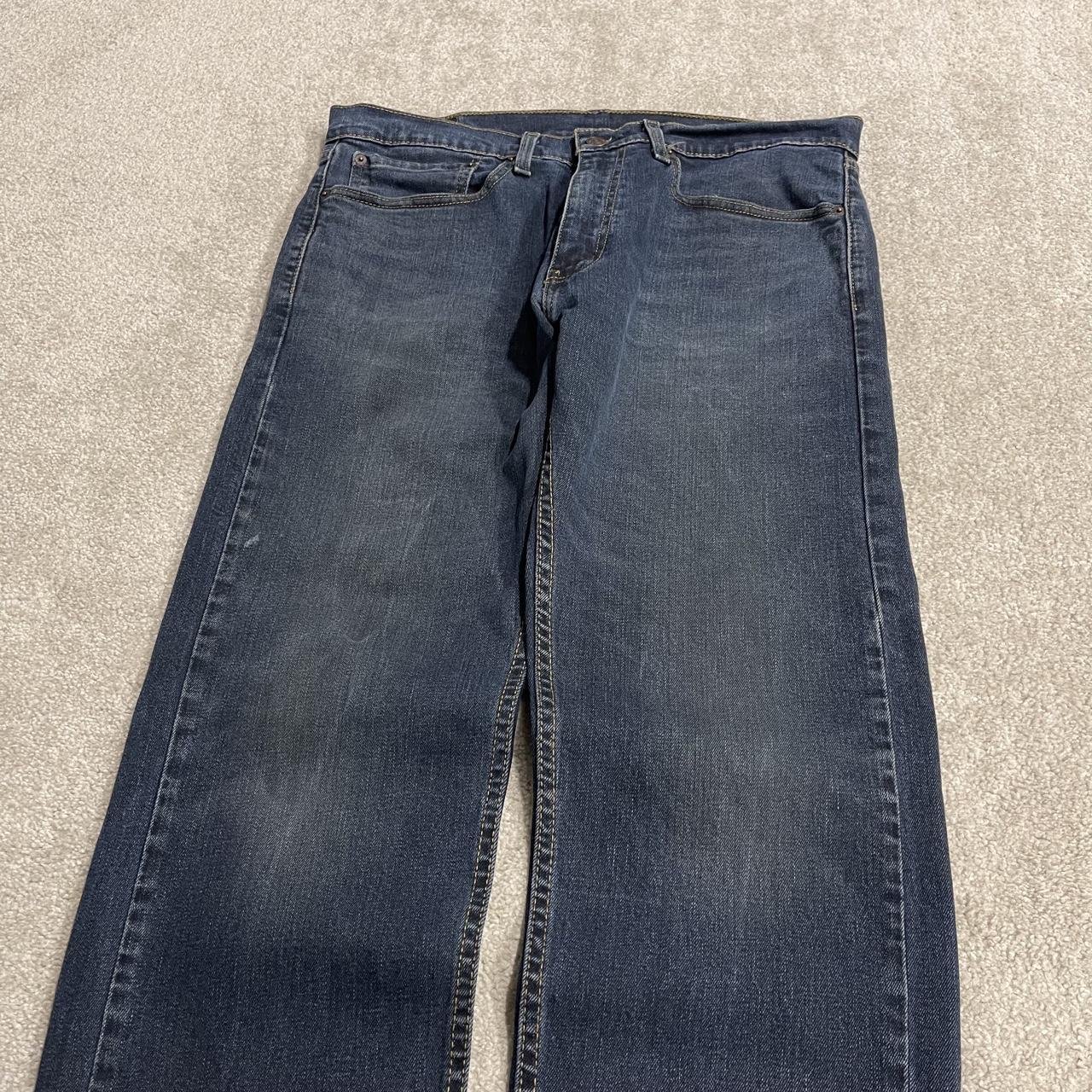 Levi's 505 straight fit jeans y2k blue Regular straight leg denim pants red tab logo