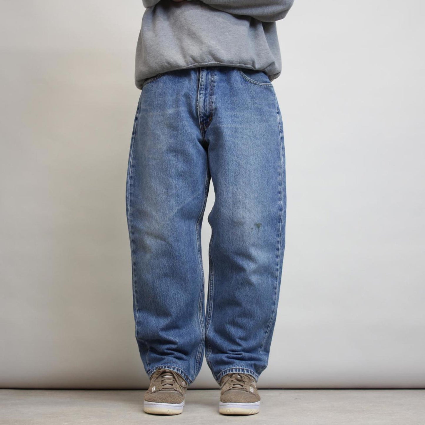 Blue Levis 550 jeans W36 L30 loose 90s style denim red tab logo skater style jeans