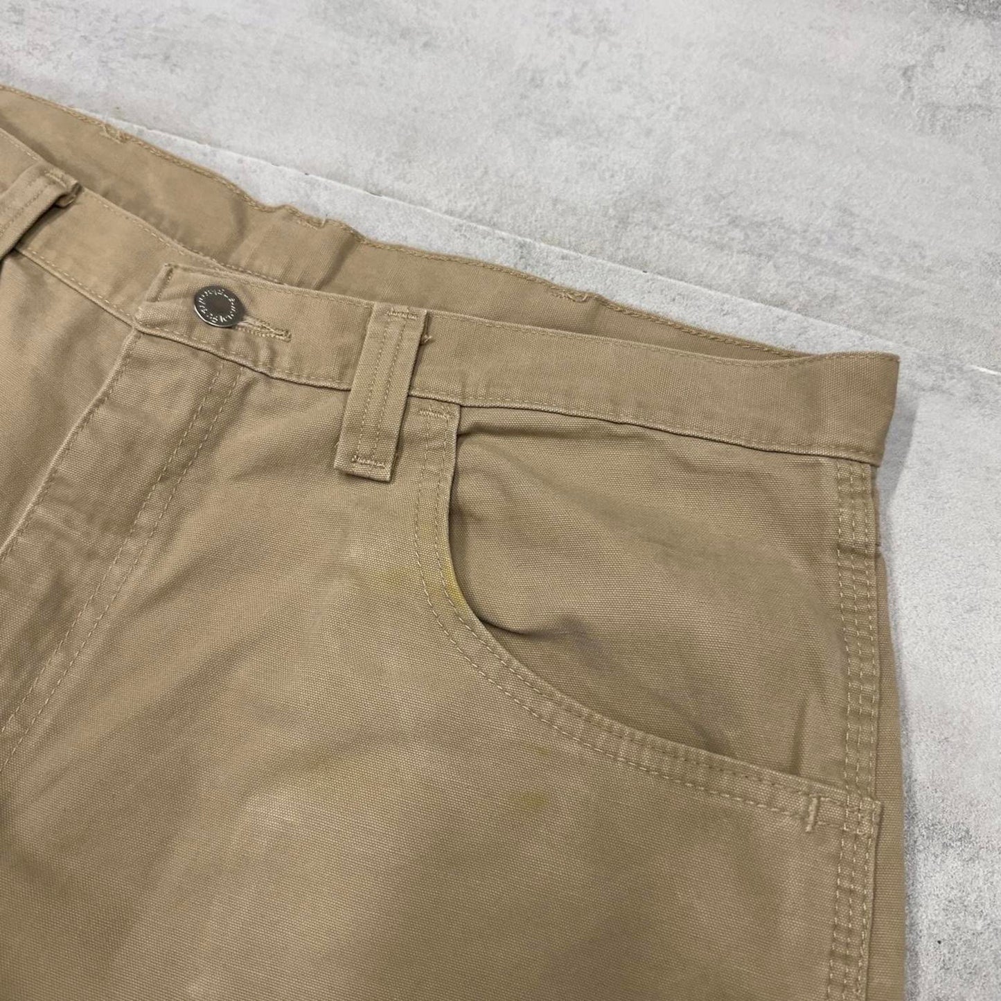Mens baggy Wrangler carpenter Shorts W36