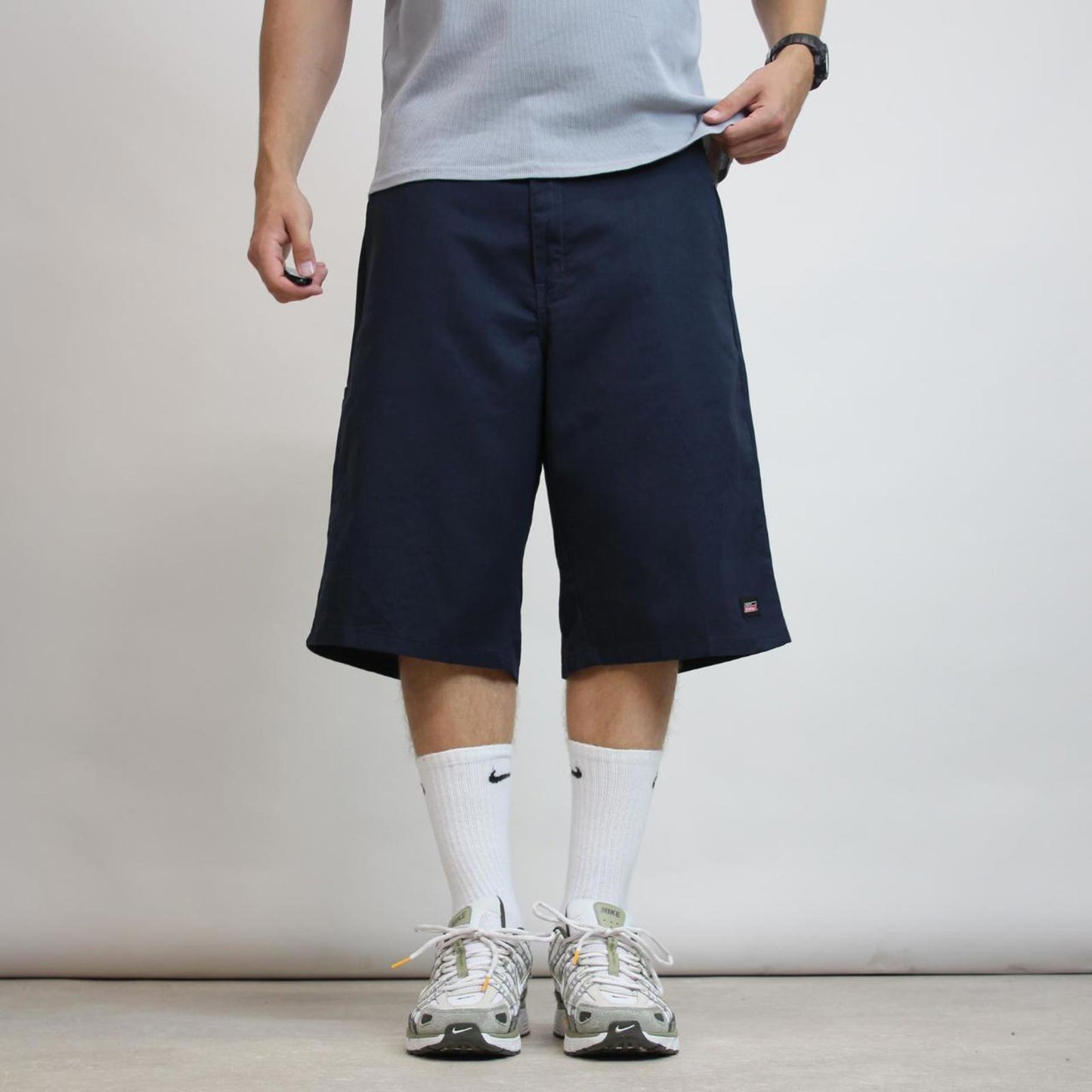 Navy Dickies carpenter shorts W38