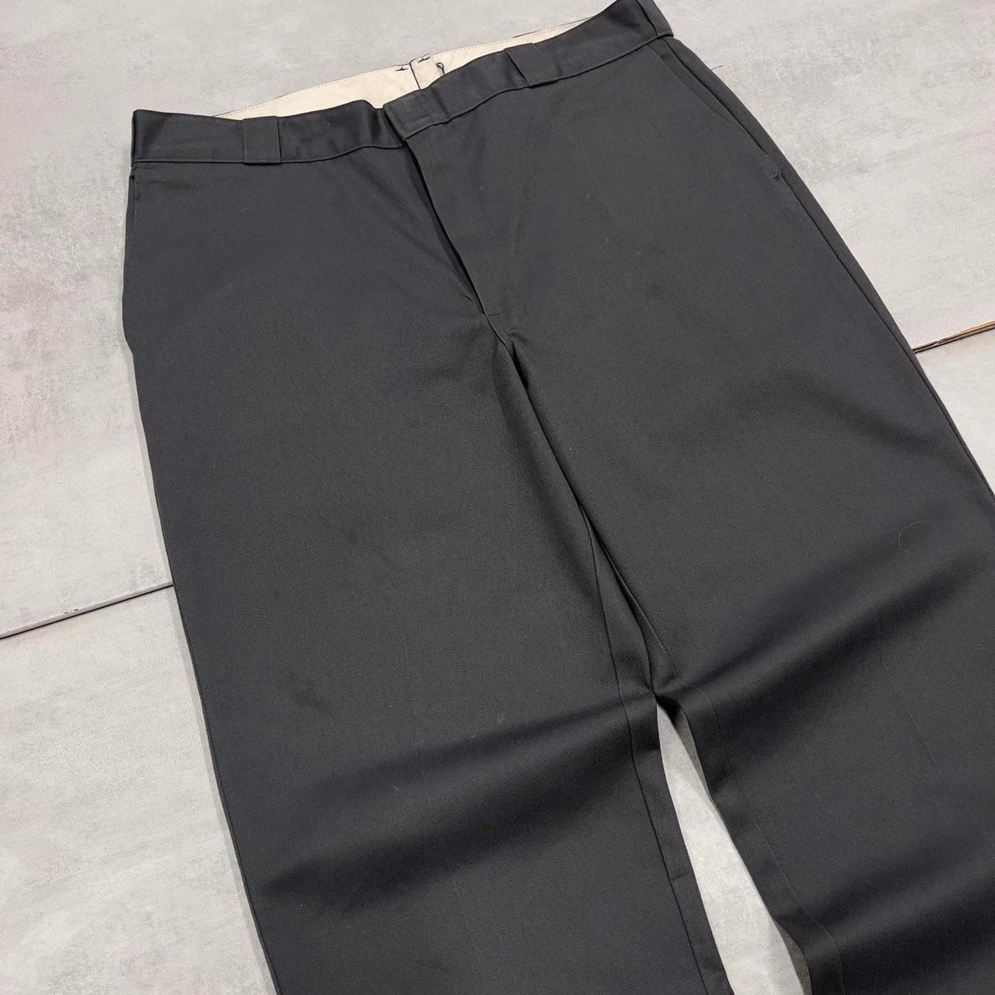 Dickies Pants W40L29 grey loose twill chino 90s style skater pants