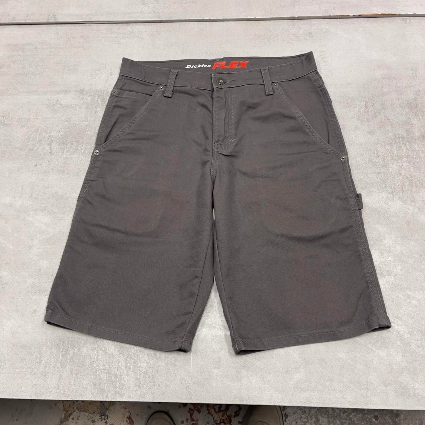 Grey Dickies carpenter jorts W30