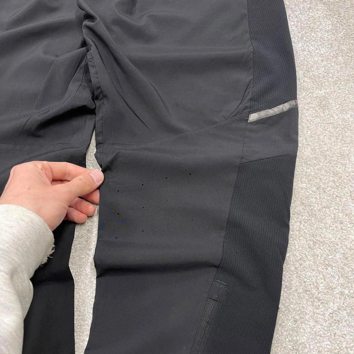 Y2k Adidas tracksuit bottoms black Drawstring waist print logo gym running track pants