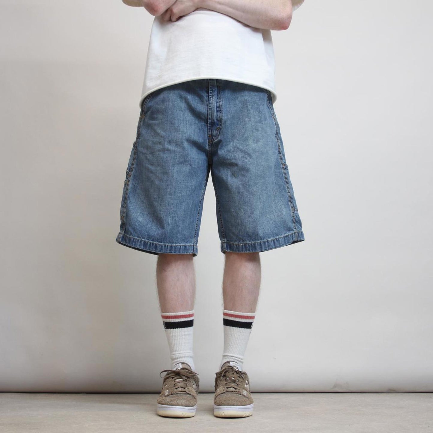 Mens Levi’s denim carpenter shorts W36