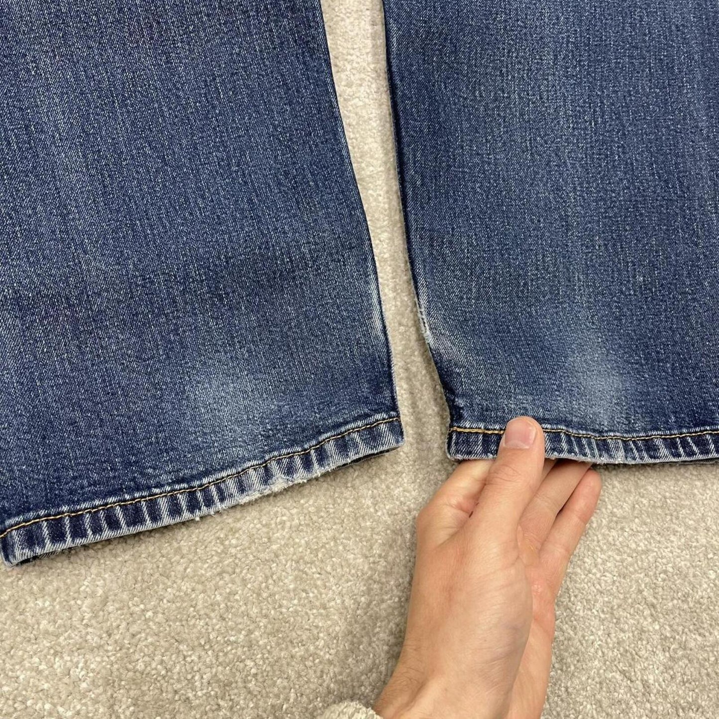 Y2k Levi's 505 jeans straight leg blue Casual denim pants red tab logo