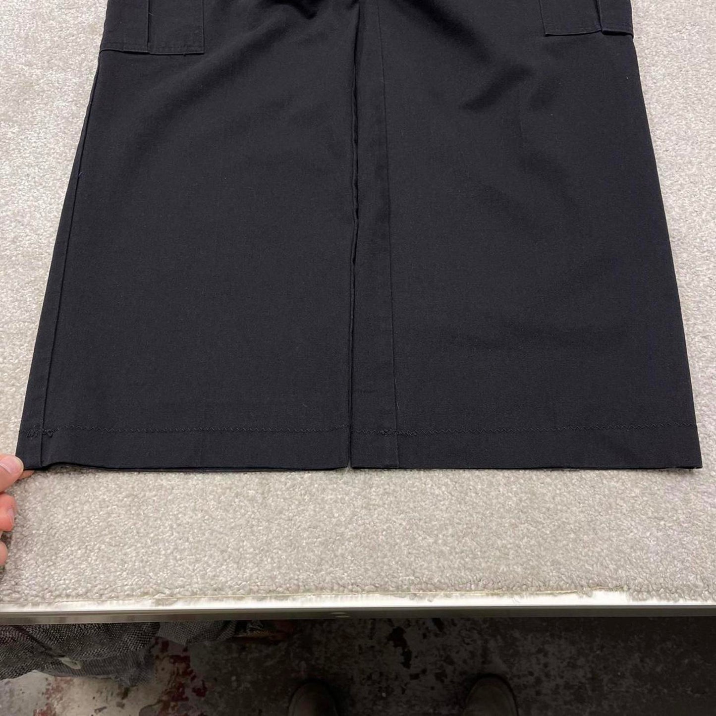 Y2K baggy Dickies cargo pants wide leg black Twill chino skate style work trousers