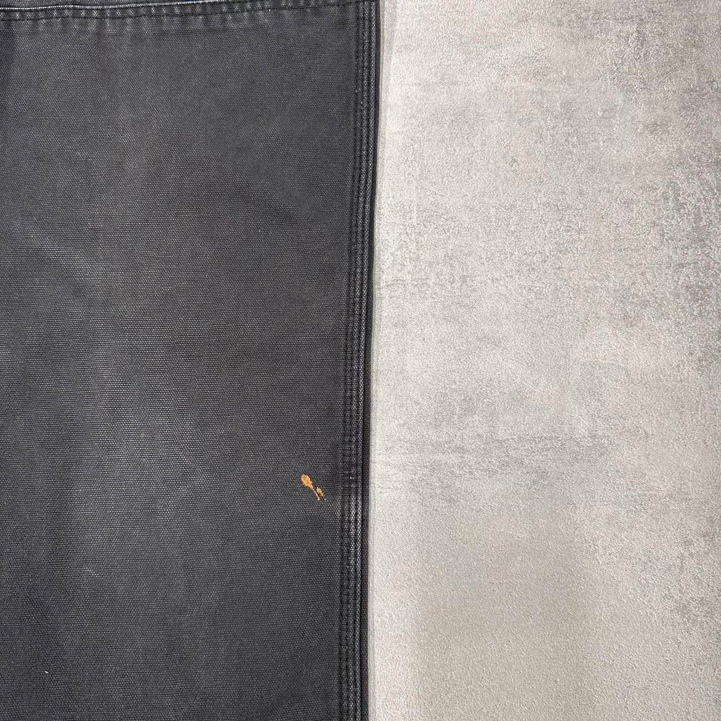 Black baggy Dickies carpenter jeans W38L29 double knee wide leg thick canvas 90s style cargos