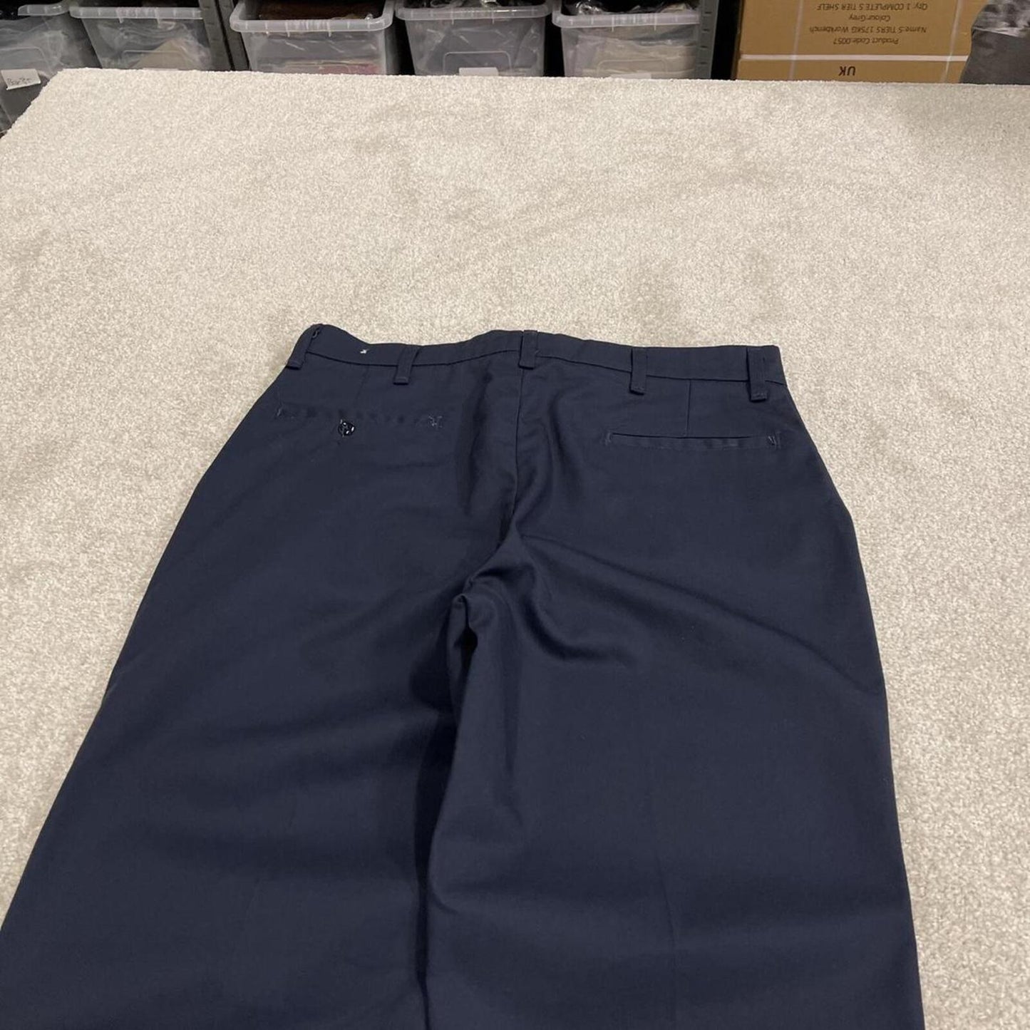 Vintage chino work pants skater navy Red Kap loose original twill skate style trousers