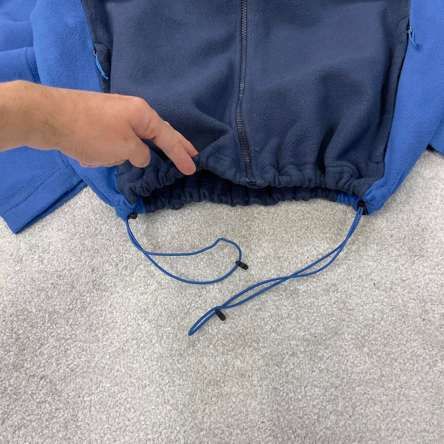 Y2K The North Face technical fleece XXL Blue men’s full zip TNF Autumn