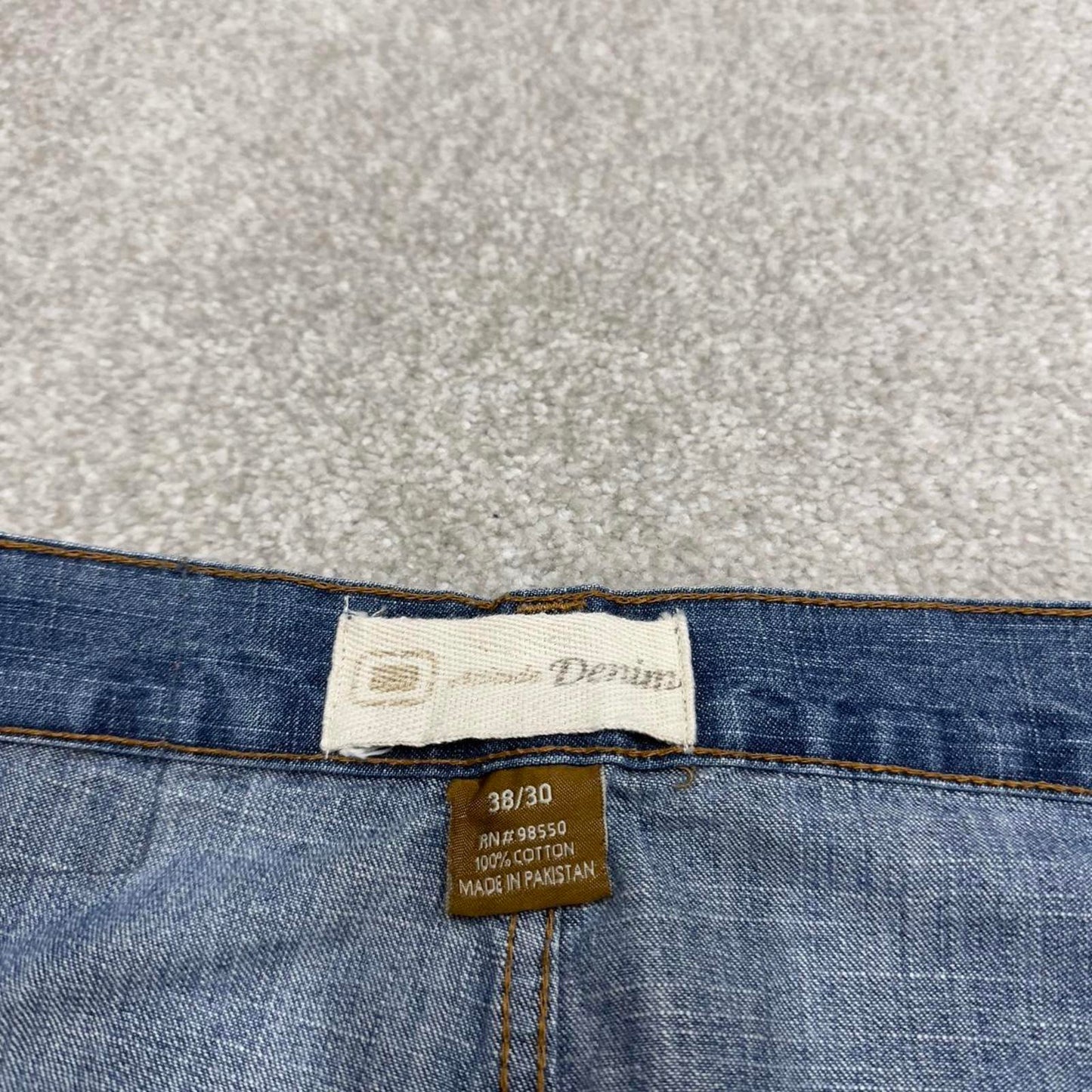 90s baggy carpenter skate jeans W36L30 loose blue Attitude denim y2k hip hop style pants