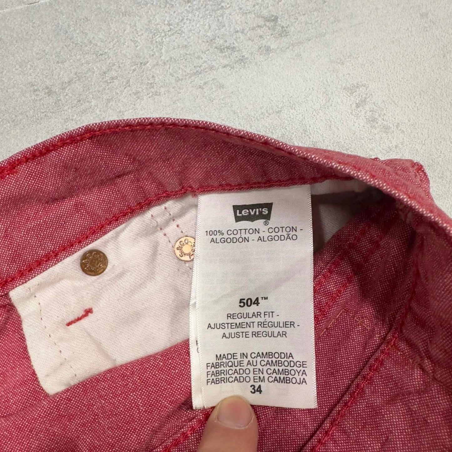 Mens Levi’s 504 Shorts W34