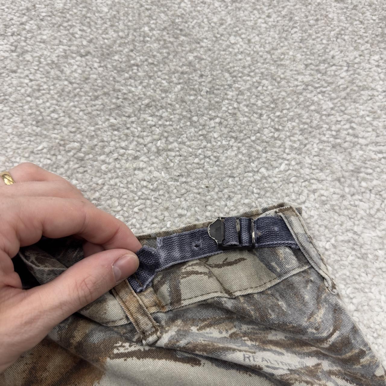 Baggy Camo Realtree cargo pants Y2K khaki camouflage pattern loose leg hunting utility trousers