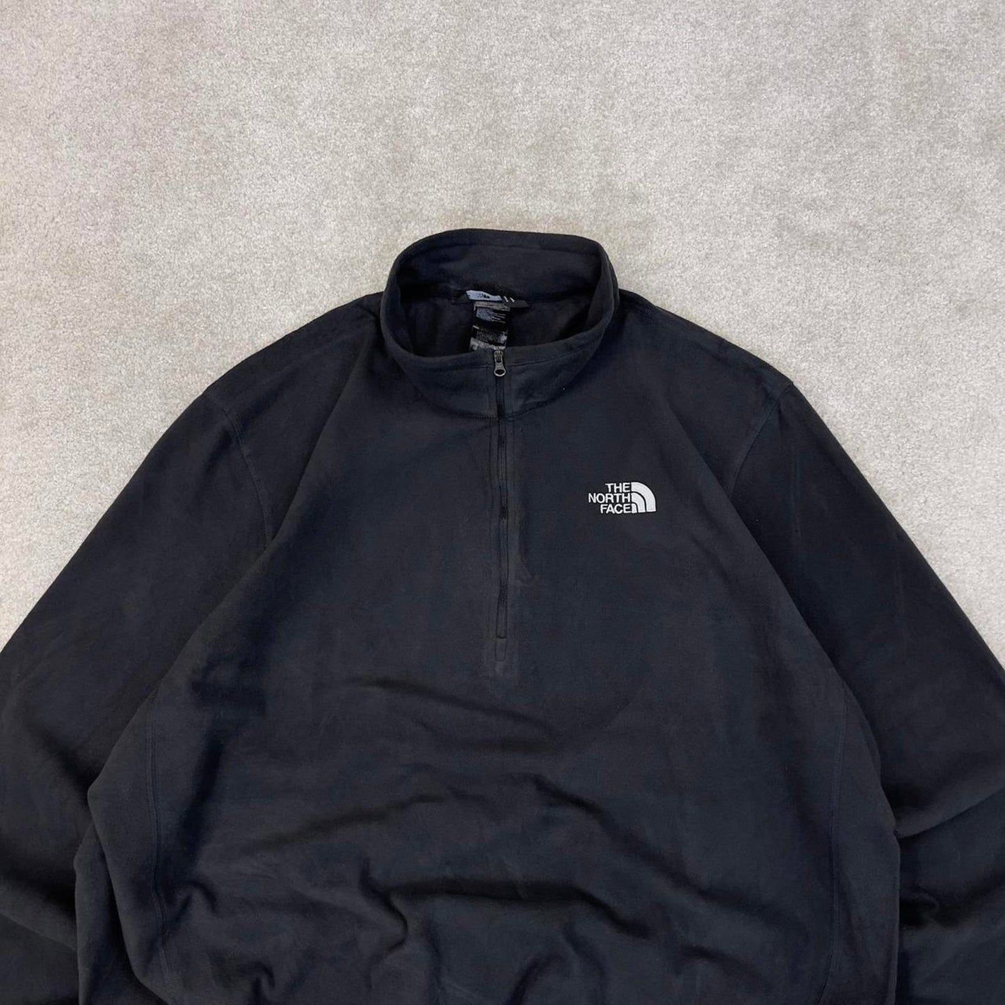 Black Y2K The North Face technical pullover fleece XXL men’s 1/4 zip TNF Autumn