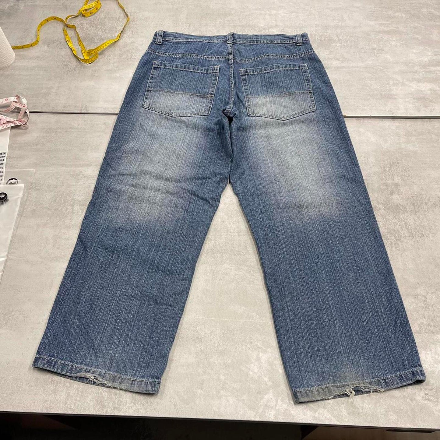 Vintage blue WCKD baggy jeans W36L29 loose denim 90s style skater pants