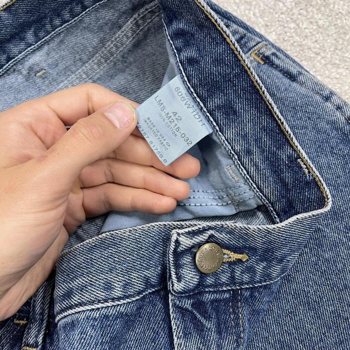 Baggy Wrangler denim jean shorts blue Loose wide leg skater style jorts