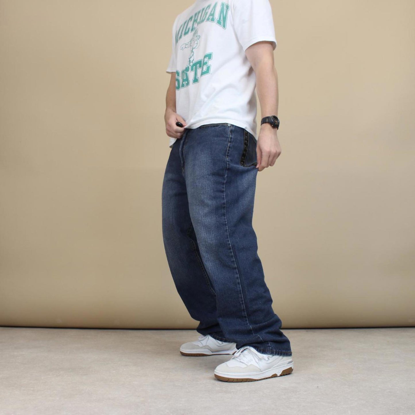 Blue NBN Gear jeans W38L32