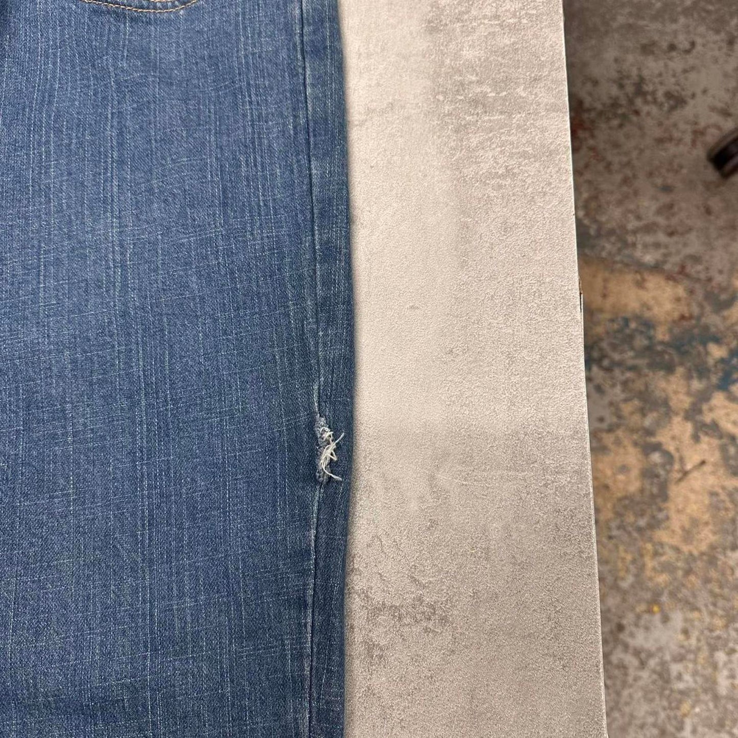 Denim carpenter skate jeans W38L28 loose Blue Wolf y2k style cargo pants