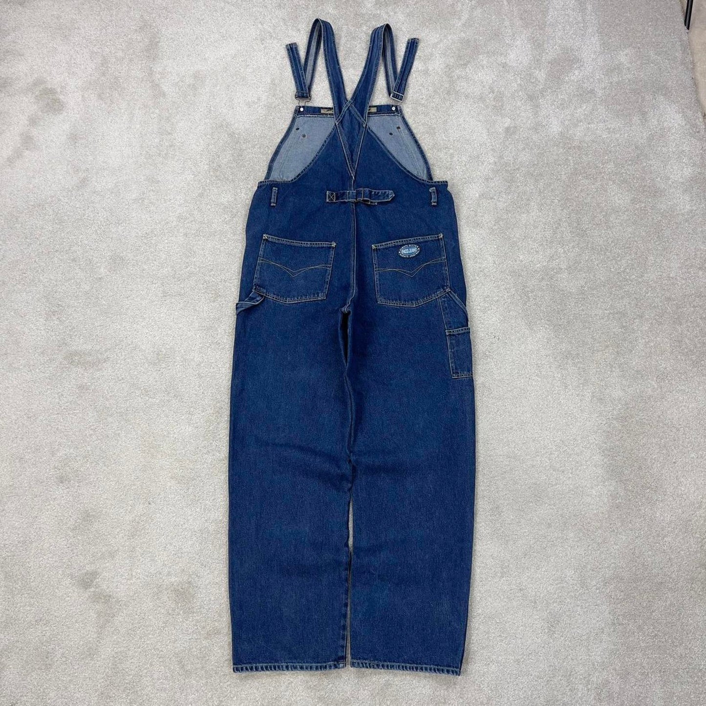 Vintage dungarees W38L34 Paco Jeans blue mens denim overalls