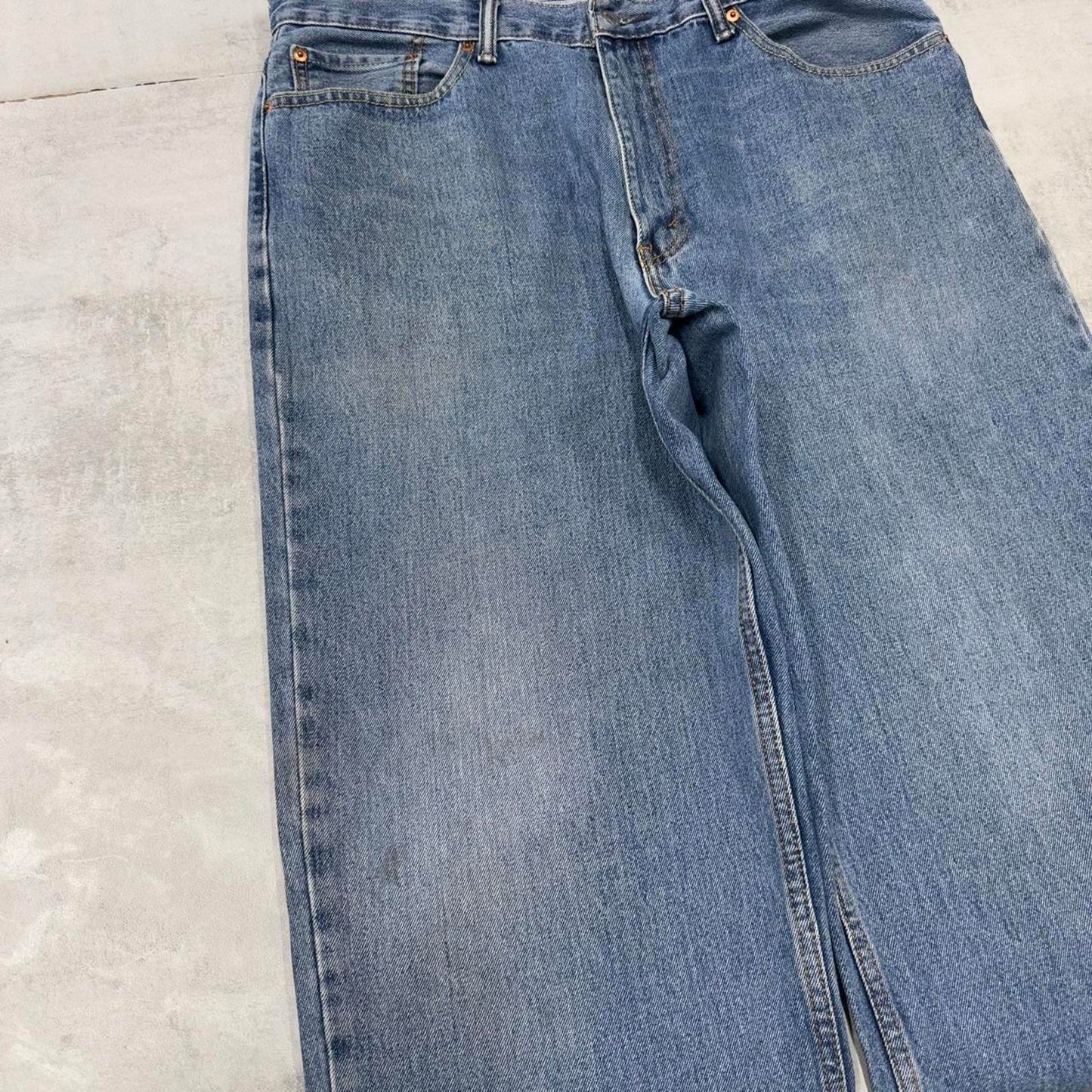 Baggy Levis 550 jeans W38 L34 blue loose 90s relaxed style skater jeans red tab logo