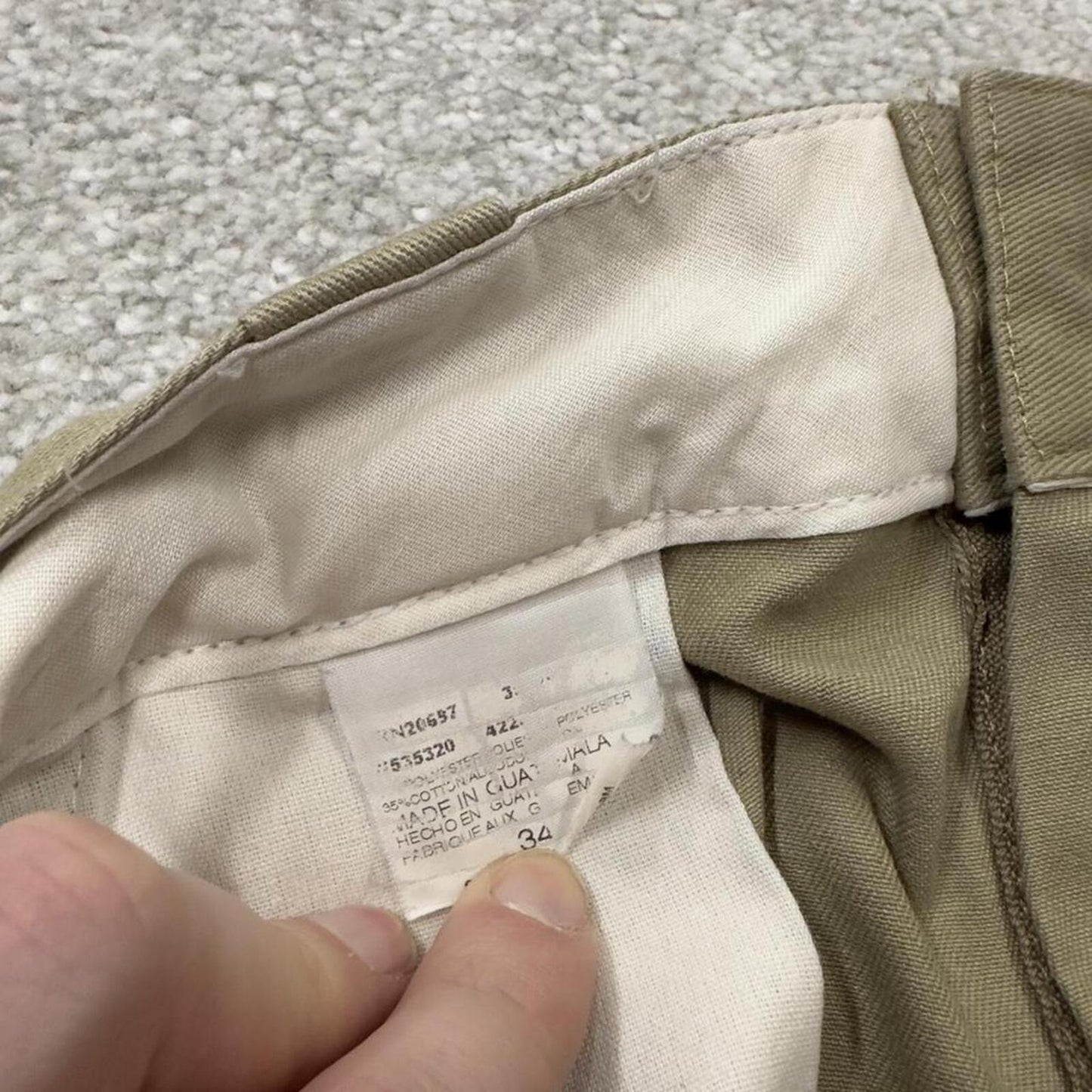 Dickies baggy carpenter shorts khaki Twill chino skater style shorts wide long leg