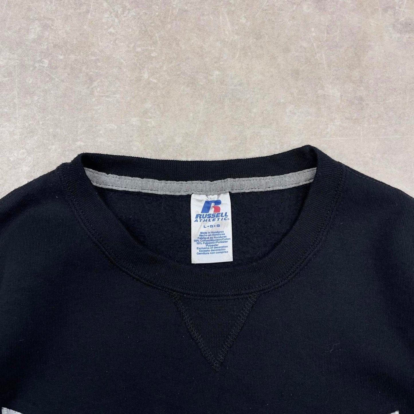 Black vintage Russell sweatshirt L