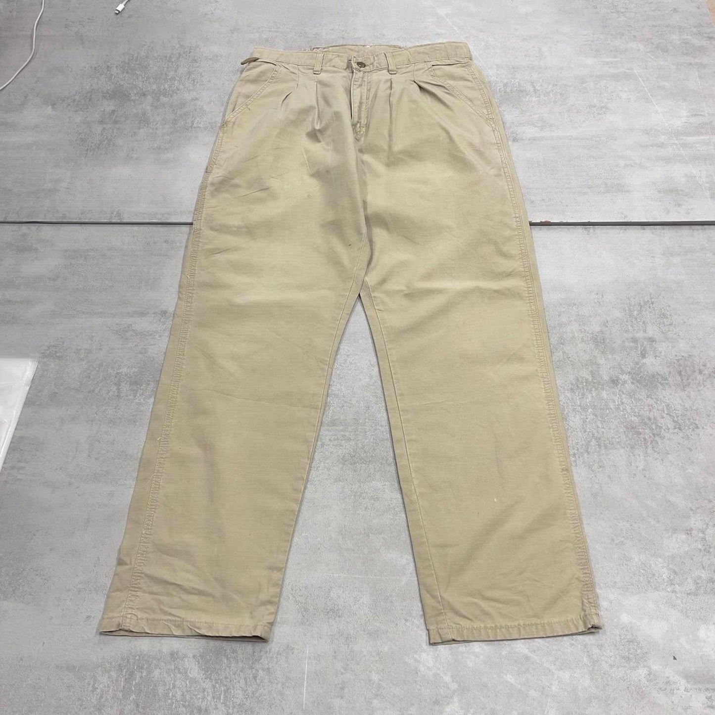 Wrangler carpenter trousers W32L30 beige skater style cargos