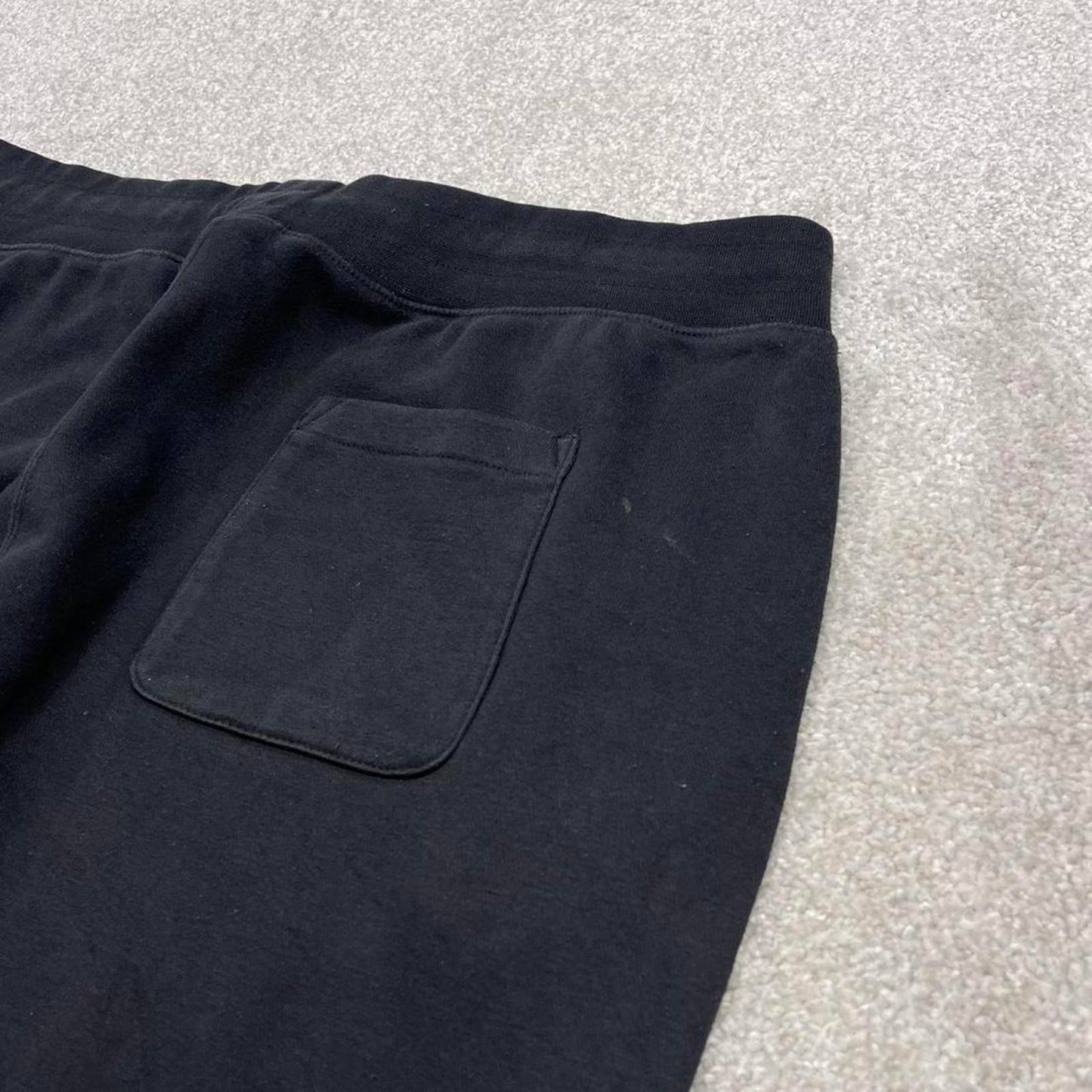 Vintage y2k Champion sweatpants joggers black Loose leg embroidered drawstring track pants